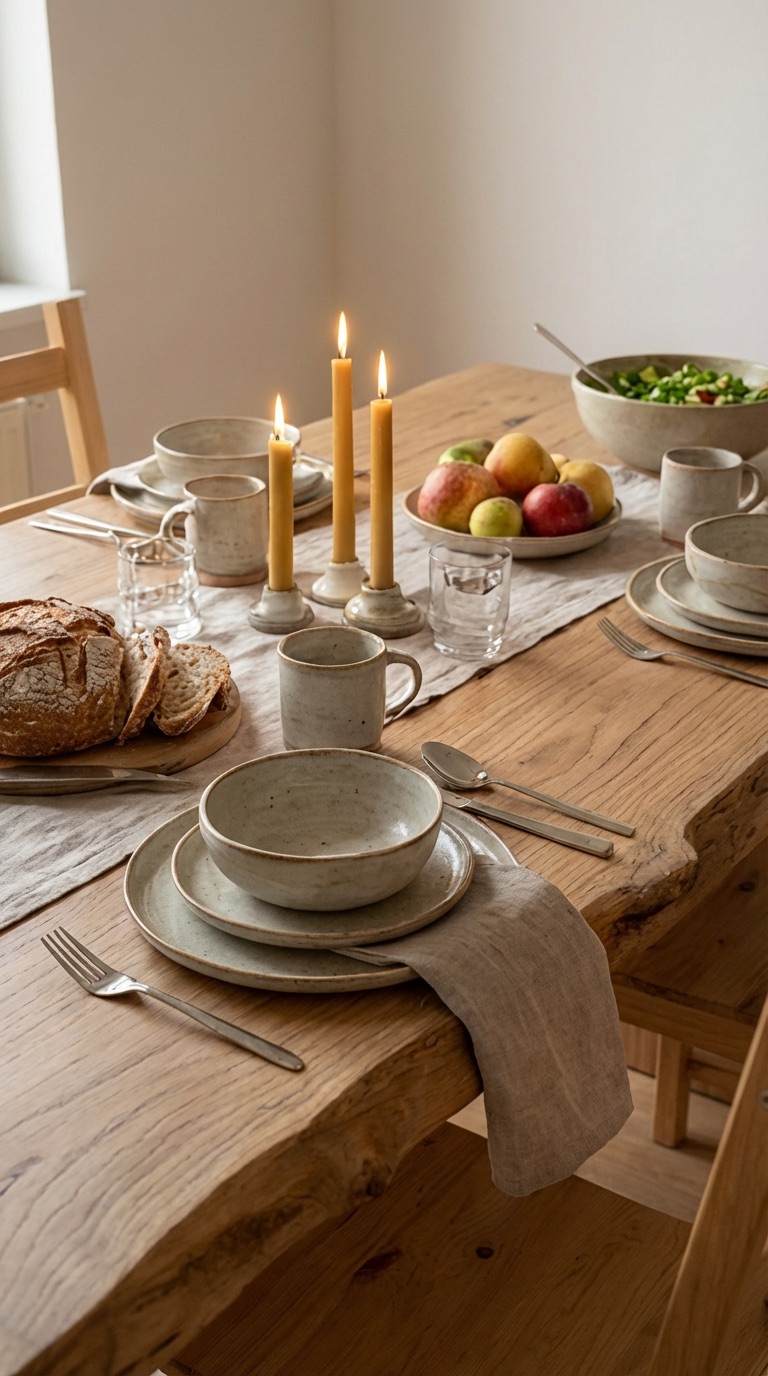 Mesa de madeira maciça Rustico Mesa de madeira maciça Rustico