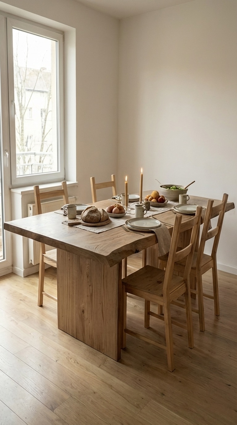 Mesa de madeira maciça Rustico Mesa de madeira maciça Rustico